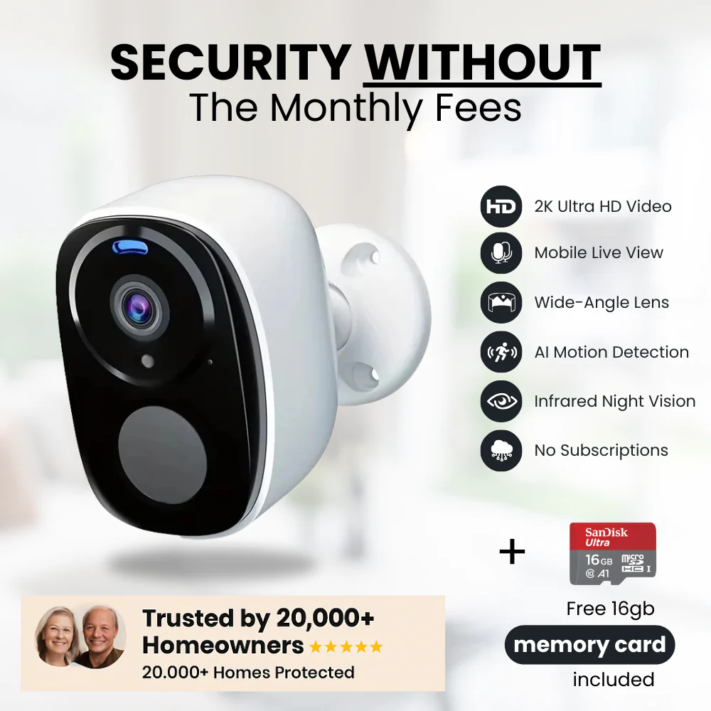 SafeCam – The Smarter Wireless Camera For Your Início