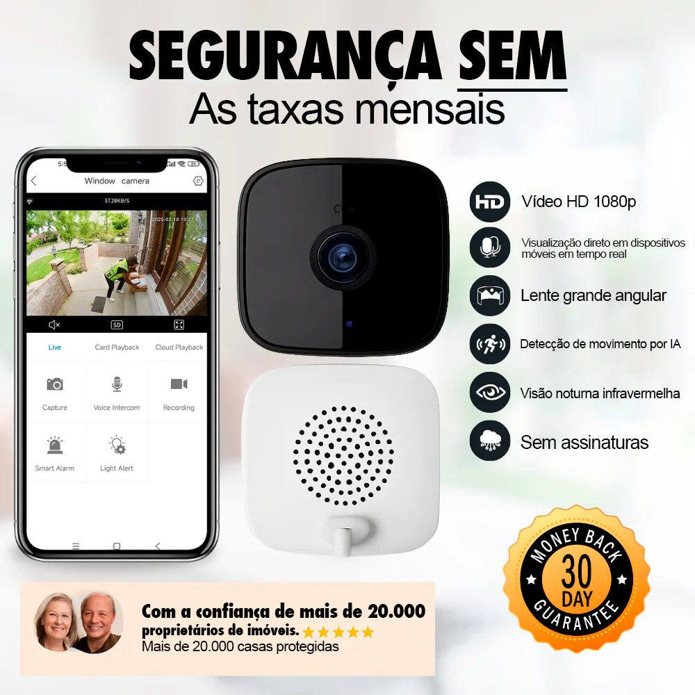 SafeView - The Smarter Window Camera For Your Início