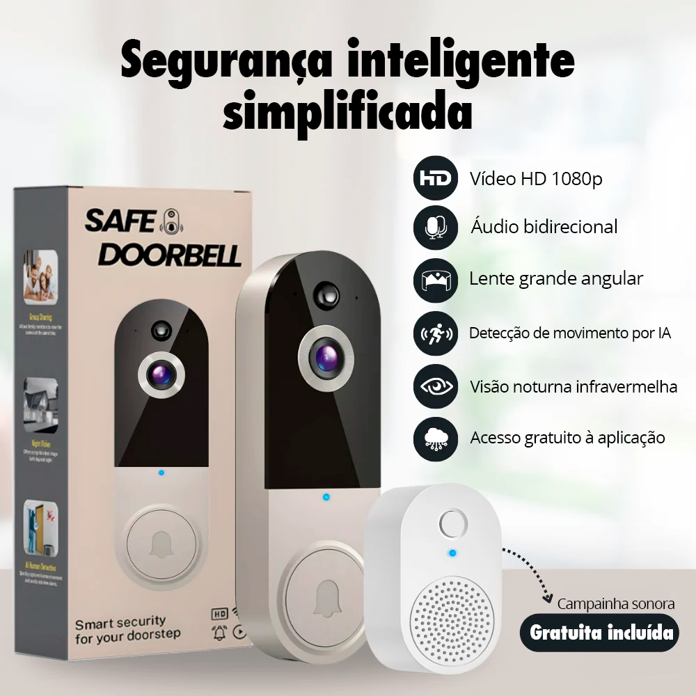 SafeDoorbell – The Smarter Way To Protect Your Início